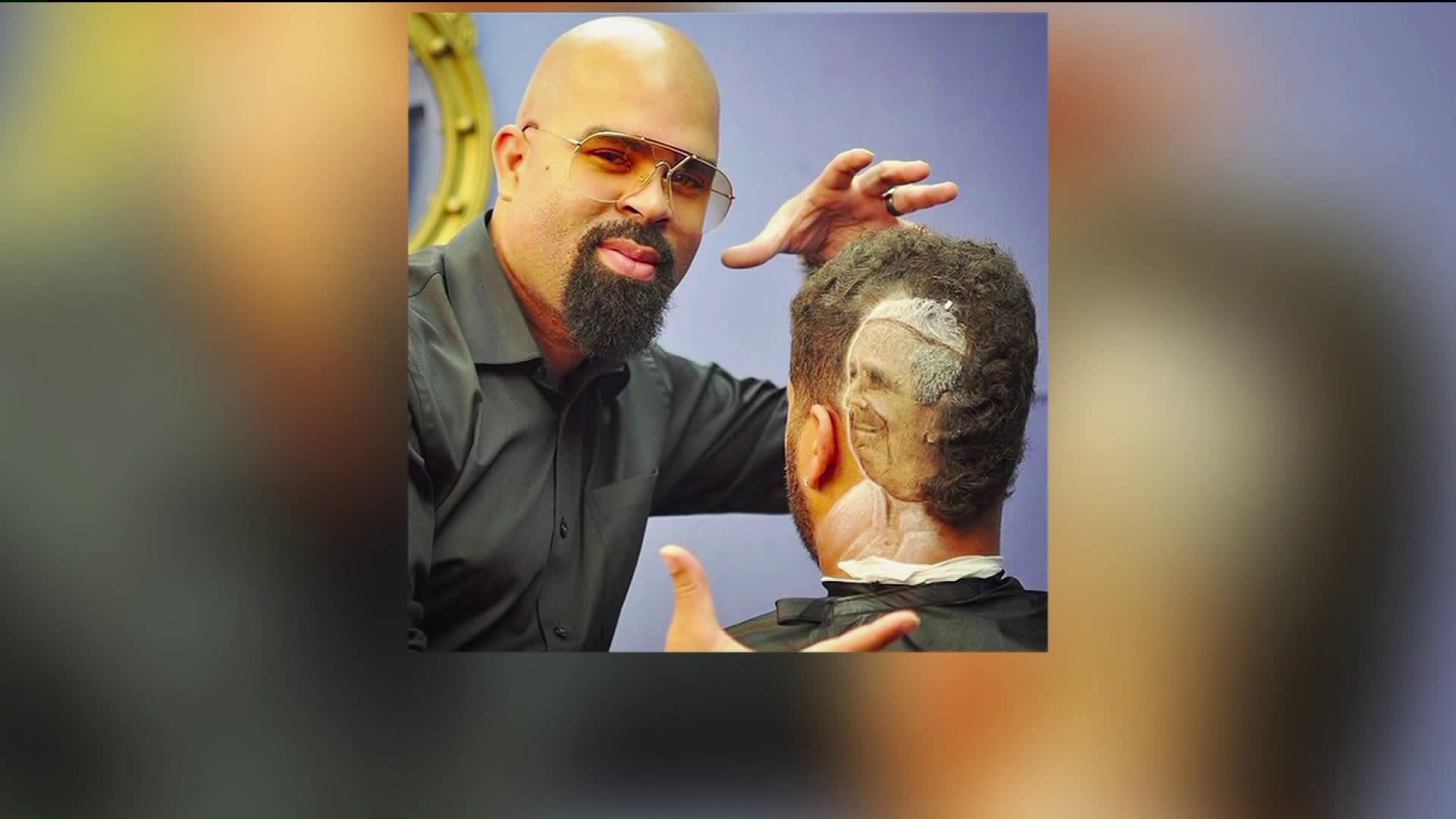 Barber shaves picture of the Pope into hair WGNTV
