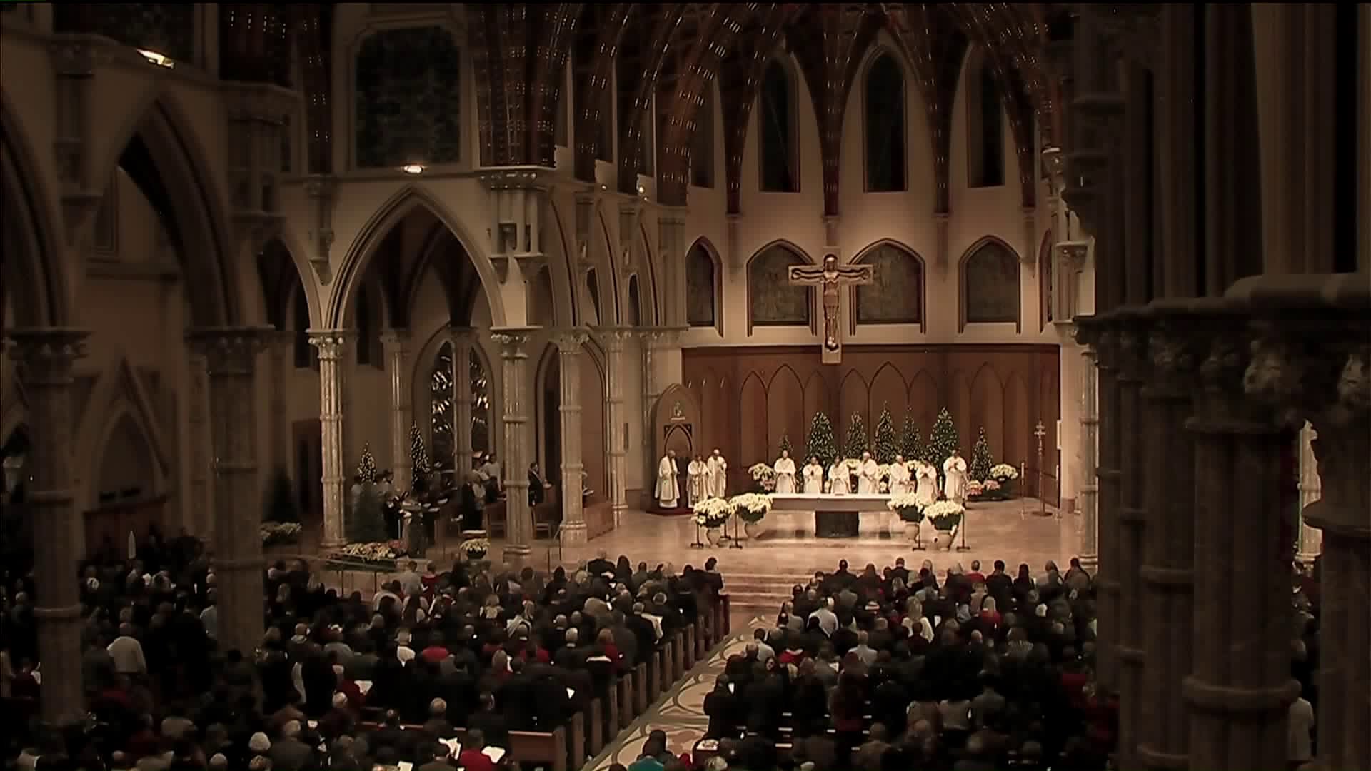 Do Churches Have Midnight Mass For Christmas Anymore 2023 Christmas begins with midnight mass at Holy Name Cathedral WGNTV