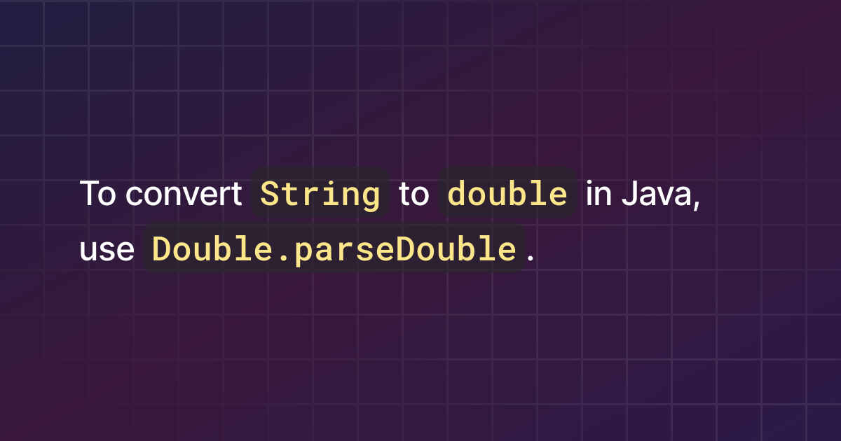 How to convert String to double in Java?