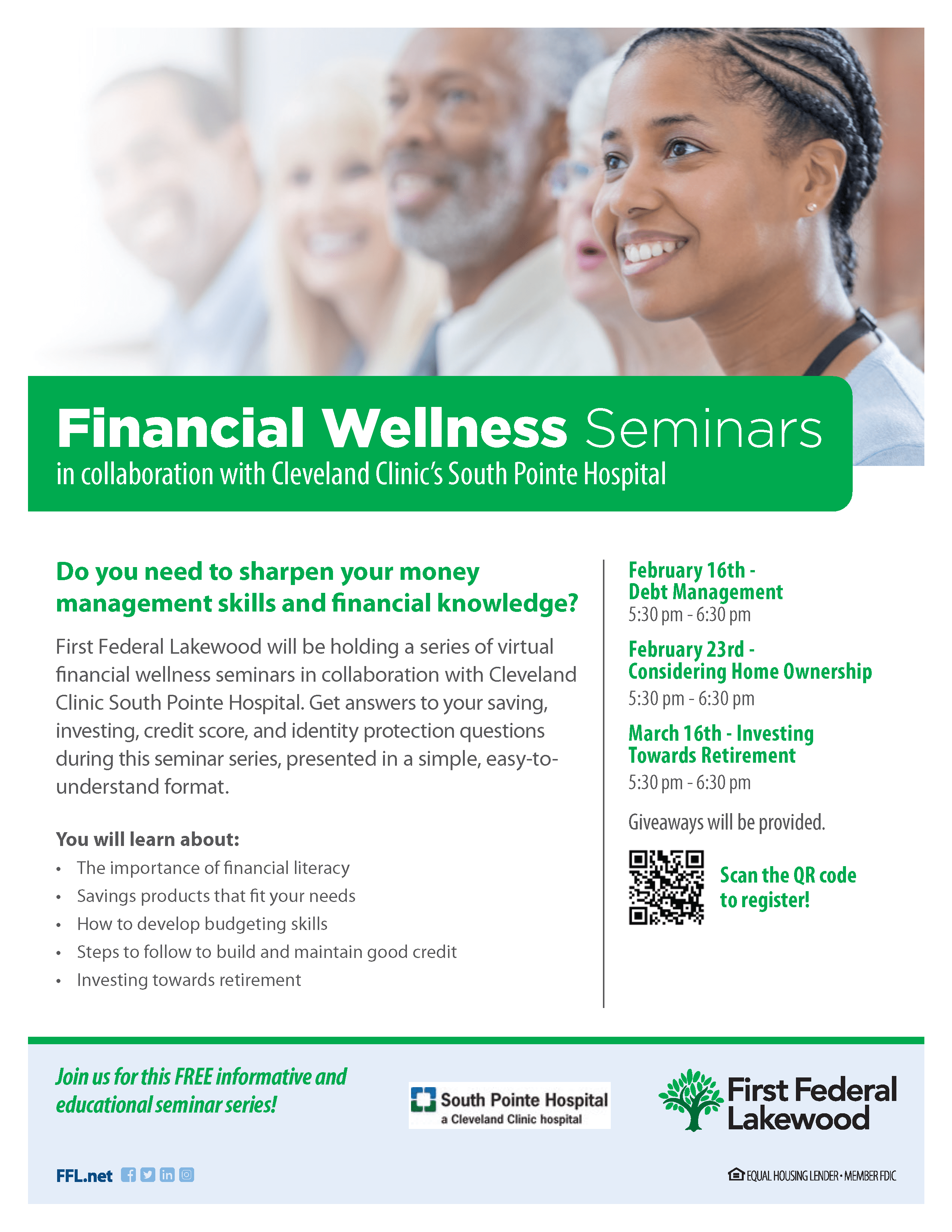 First Federal Lakewood and Cleveland Clinic South Pointe Hospital