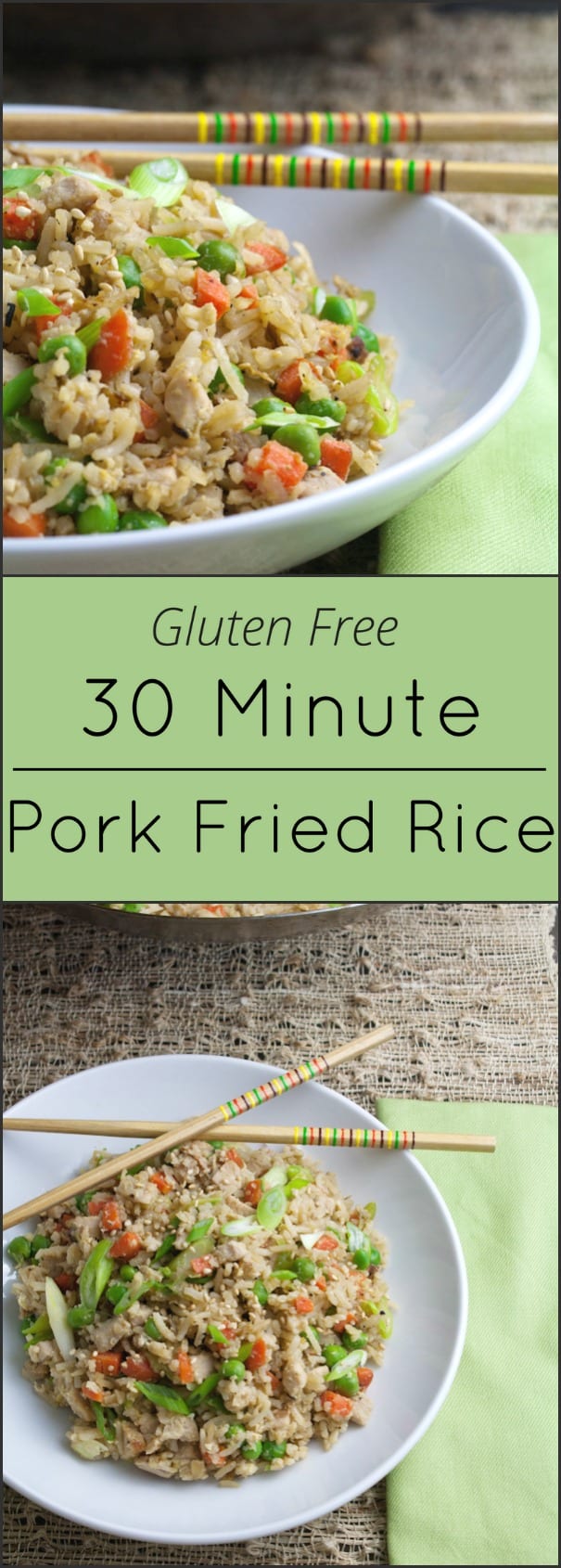 Easy Pork Fried Rice {Quick Dinner Recipe} What A Girl Eats