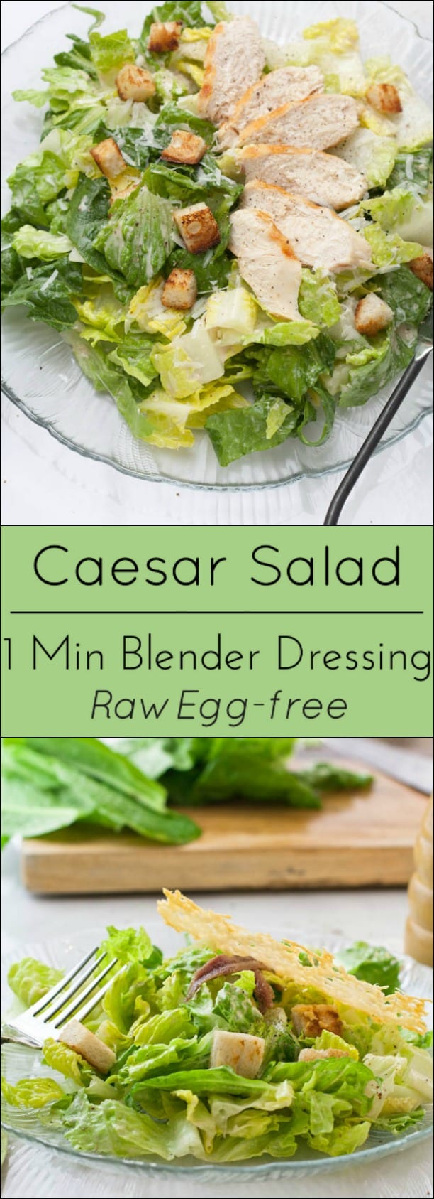 Caesar Salad Dressing {Raw EggFree} What A Girl Eats