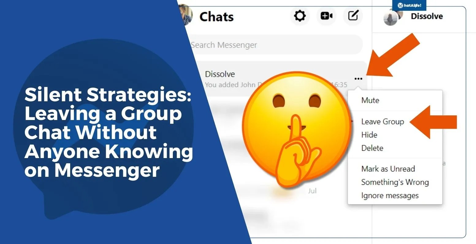 Silent Strategies Leaving a Group Chat Without Anyone Knowing on