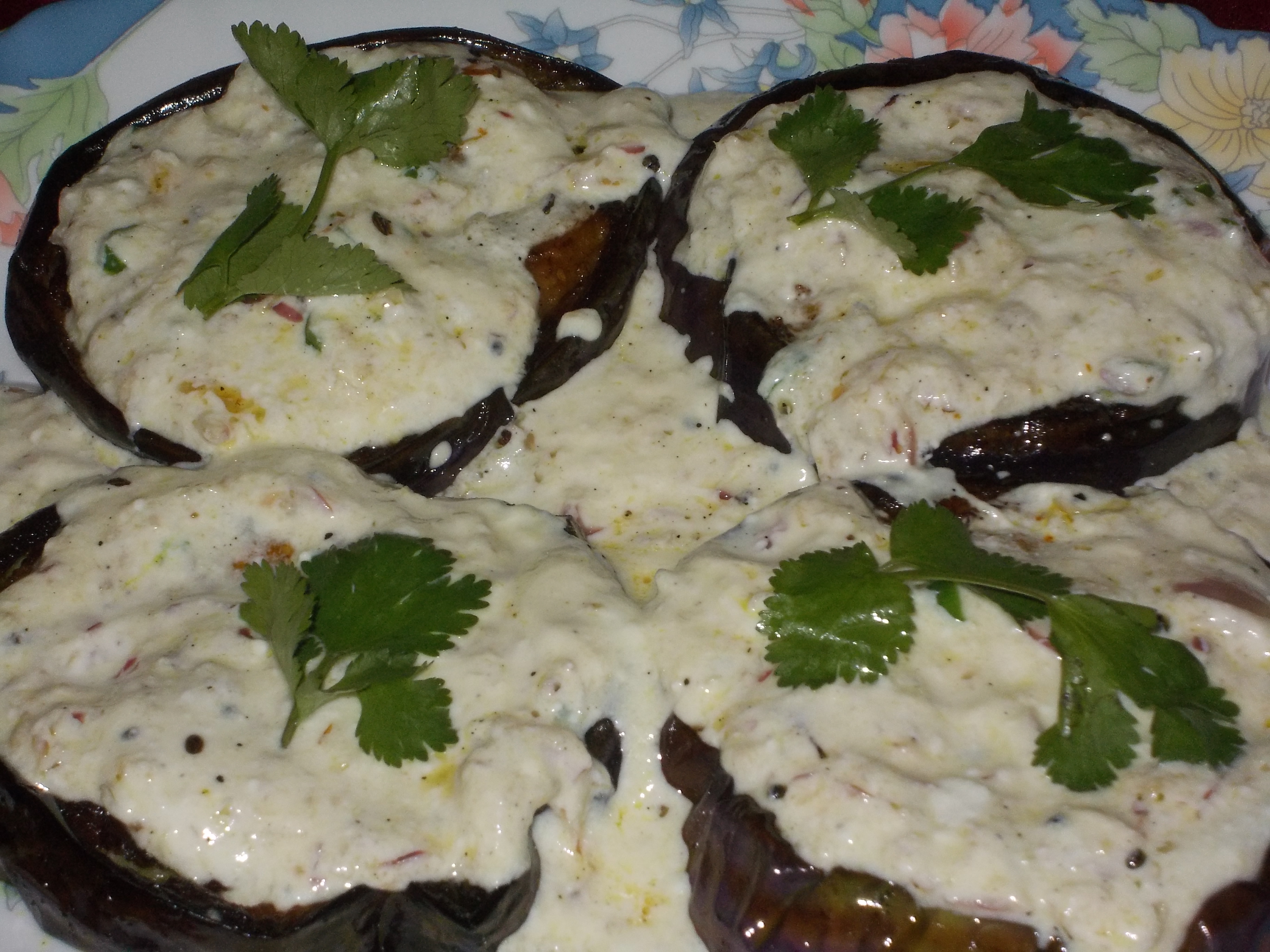 Bengali Doi Begun Spicy Aubergine in Yoghurt Recipe