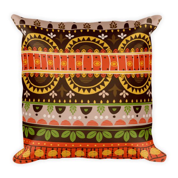 Mexico Brown Square Pillow What Devotion Coolest Online Fashion Trends