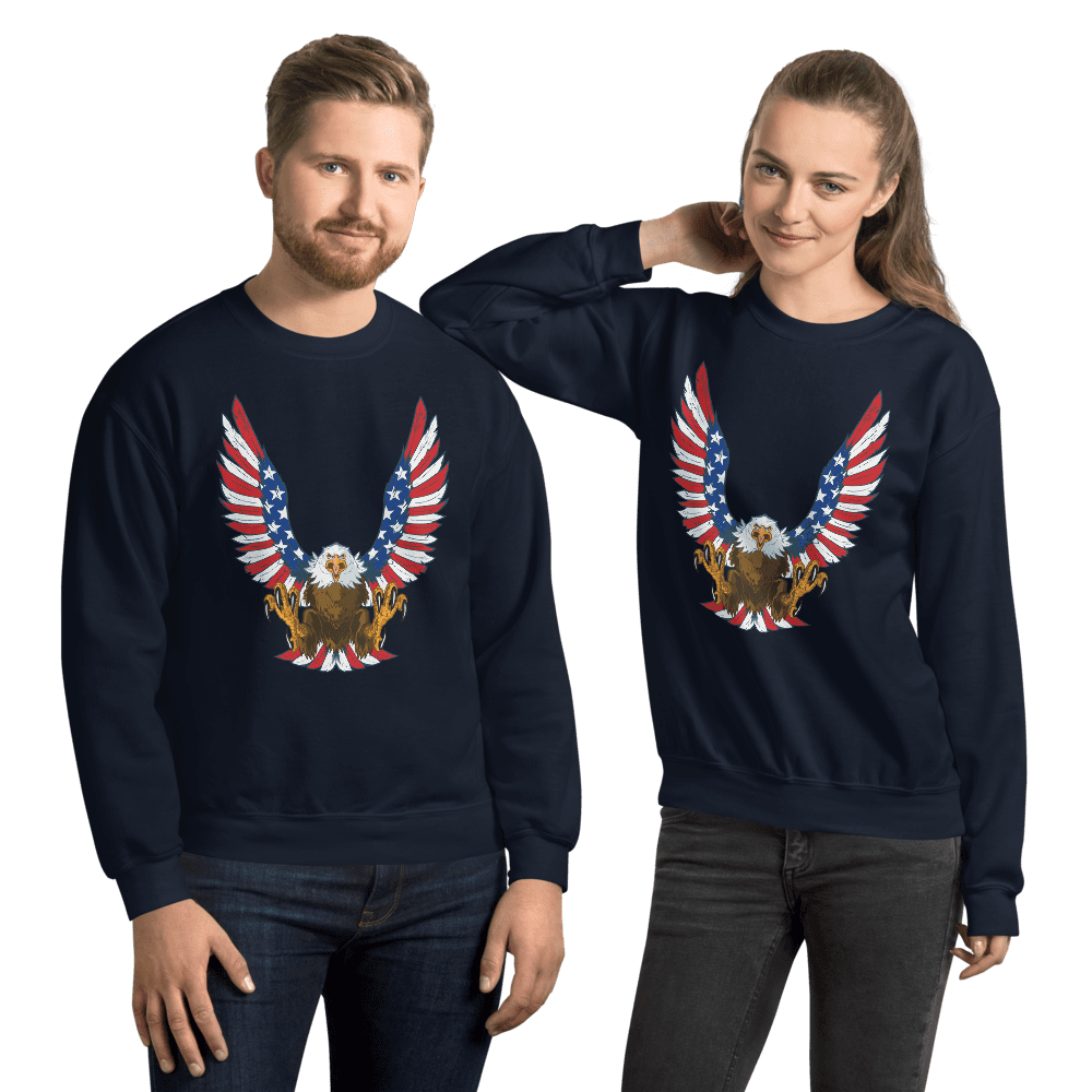 American Eagle 🦅 Long Sleeve Shirt, New Powerful USA Eagle Unisex