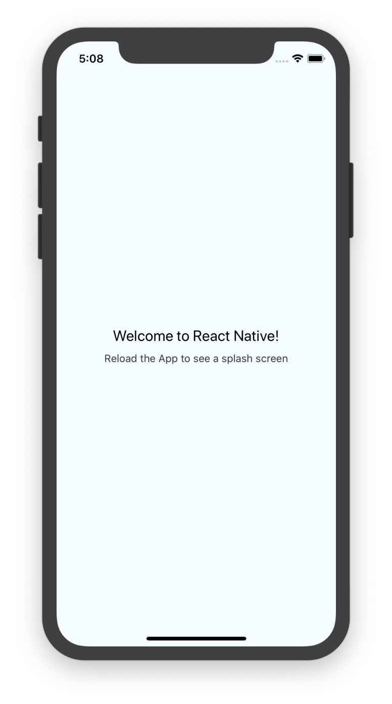 React Native Splash Screen White Flash