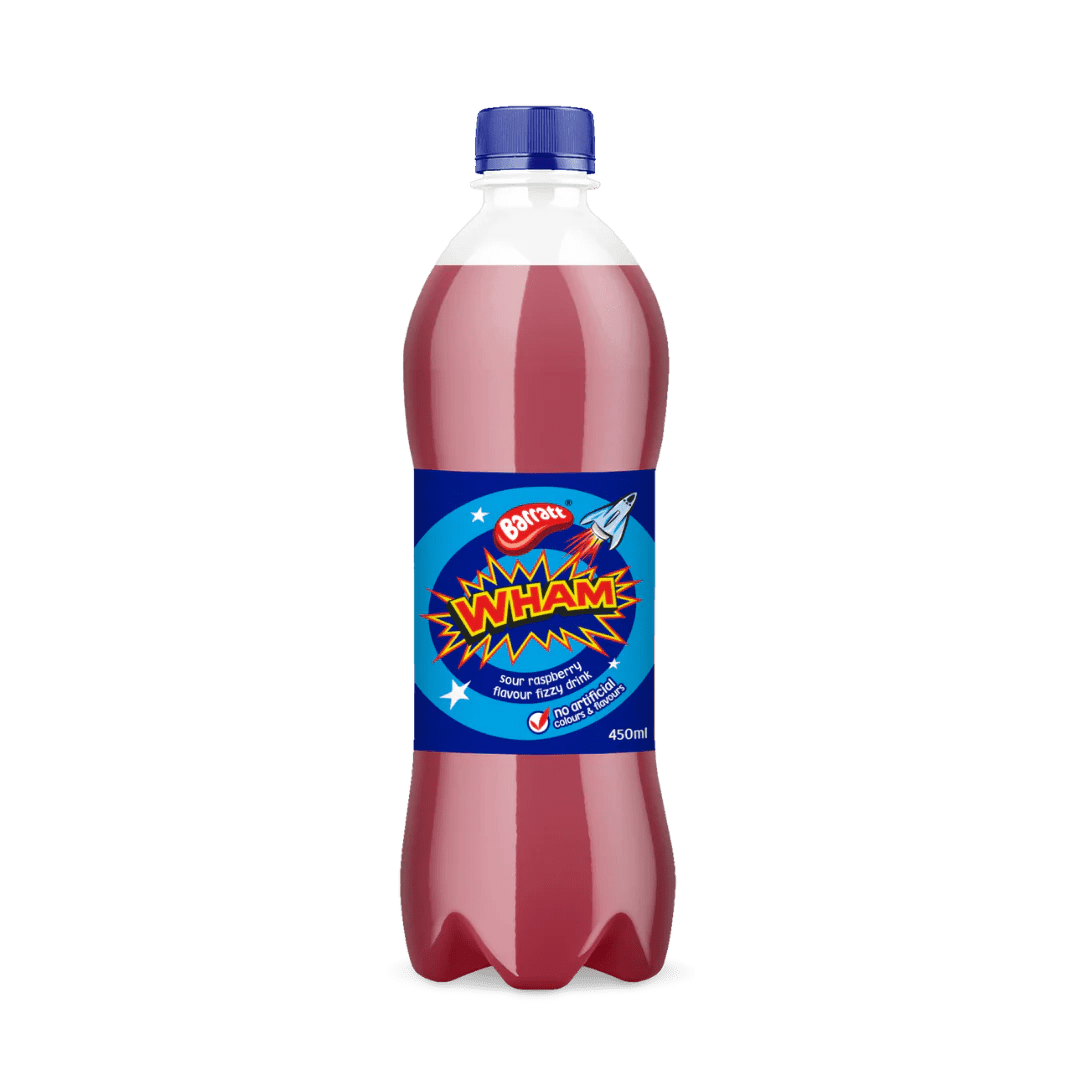 Barratt Wham Fizzy Drink 450ml Bottle Whateverbrands