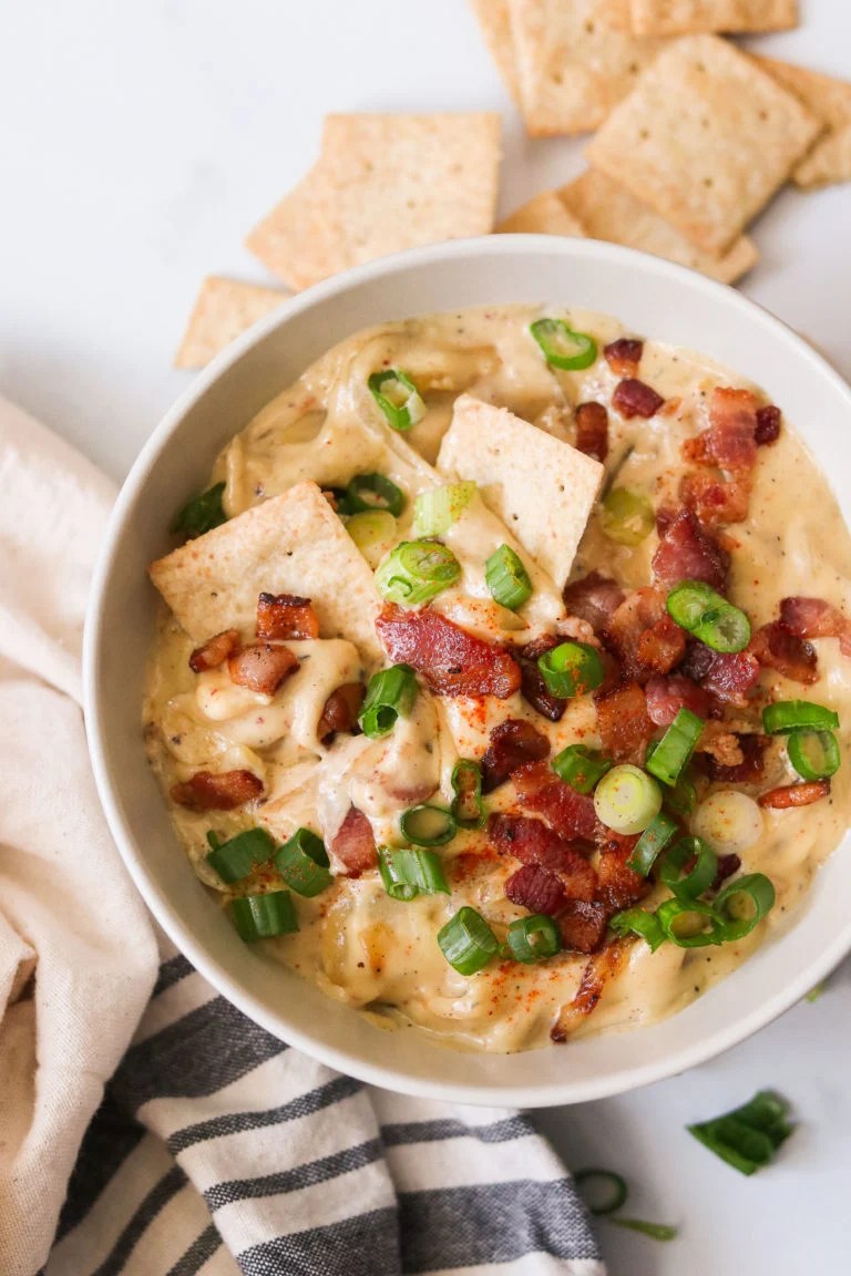 Caramelized Onion and Bacon Dip (Paleo, Whole30, Keto) What Great