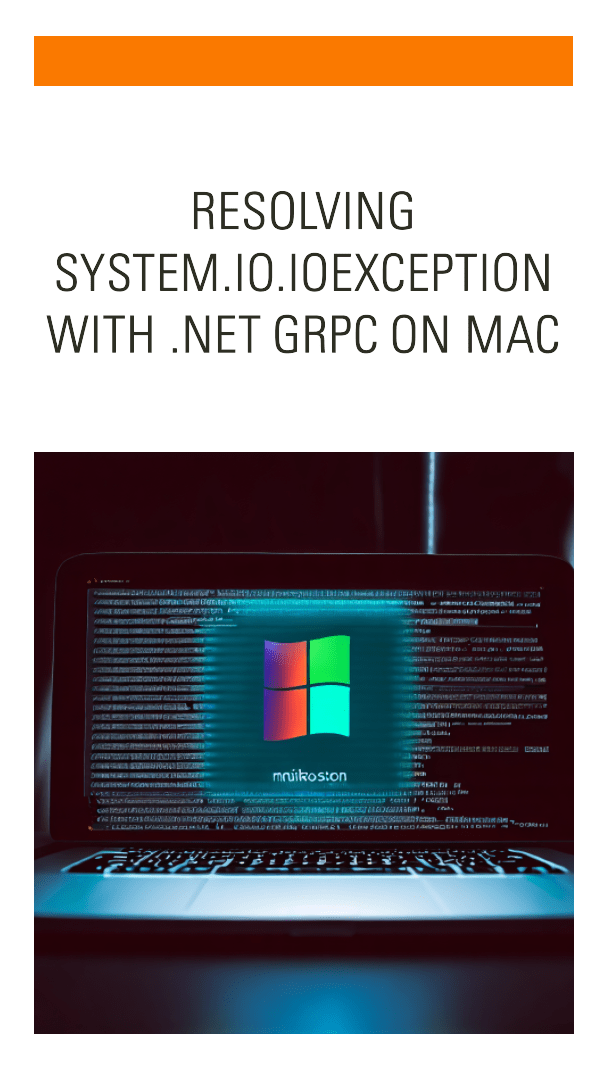 System.IO.IOException with a gRPC Project on Mac What I Broke