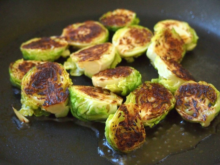 sesame brussels sprouts what i do