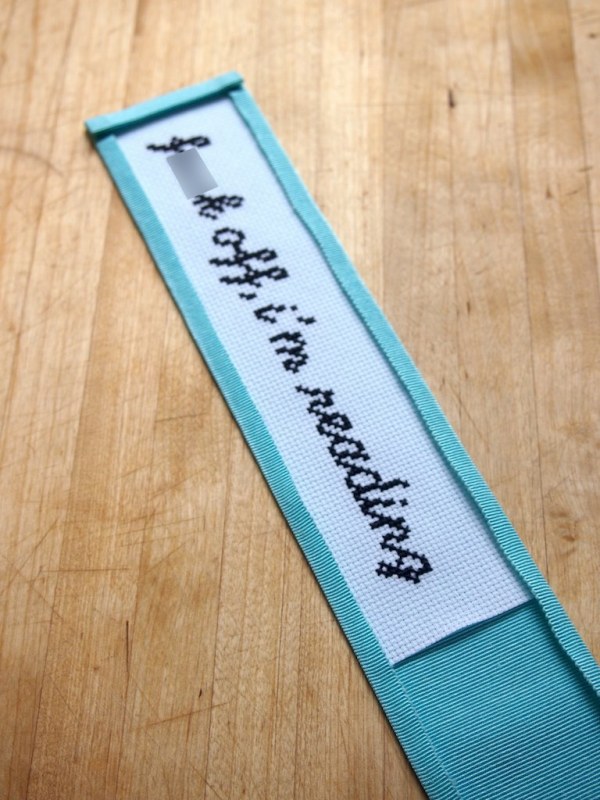 subversive cross stitch bookmark what i do