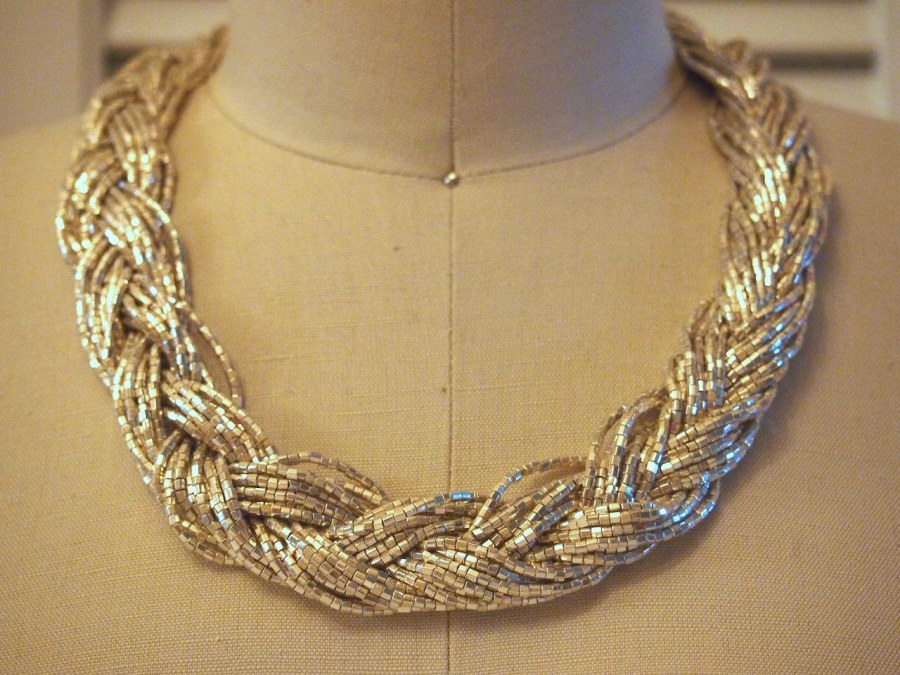 braided seed bead necklace what i do