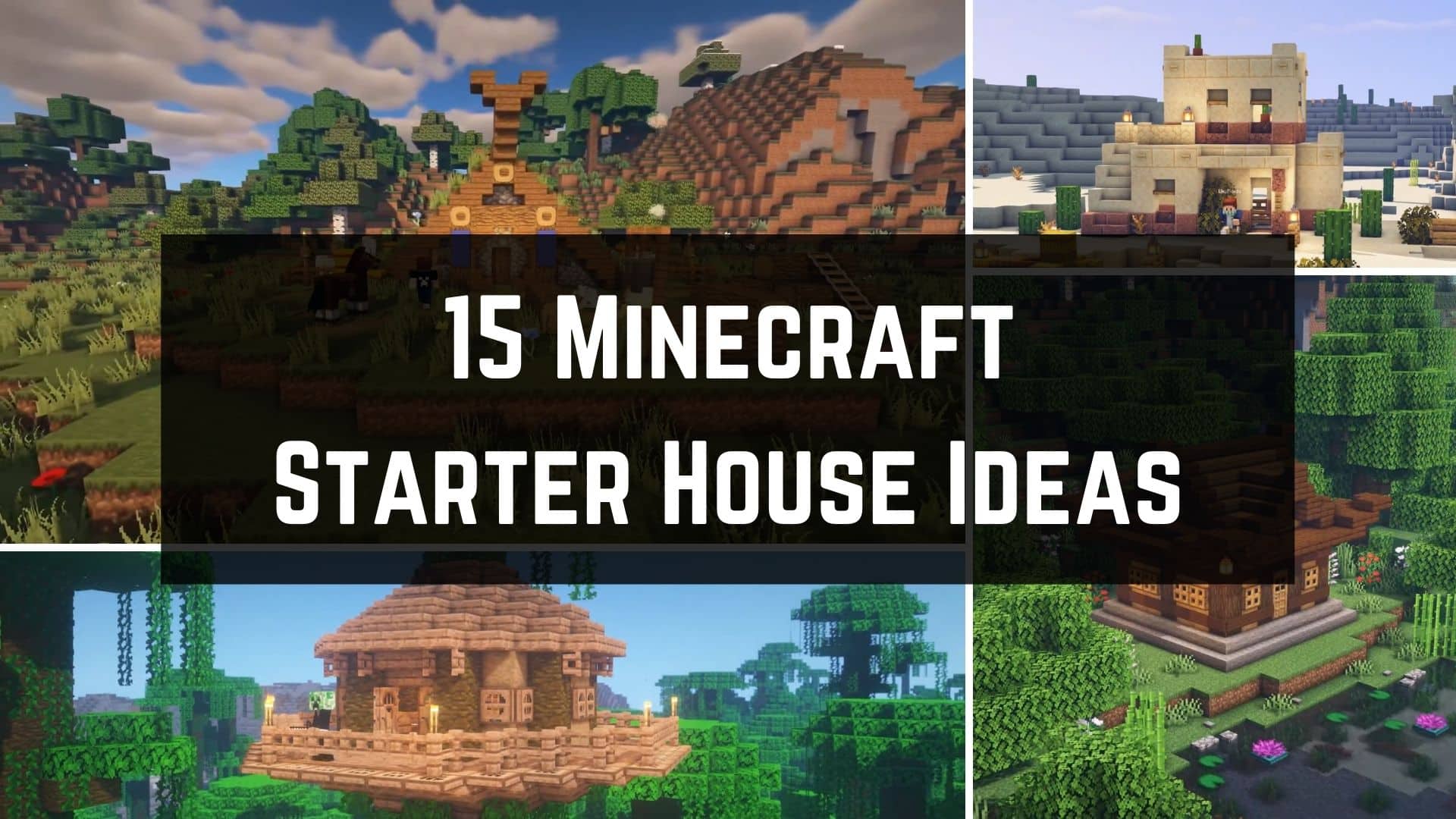 15 Minecraft Starter House Ideas - Whatifgaming