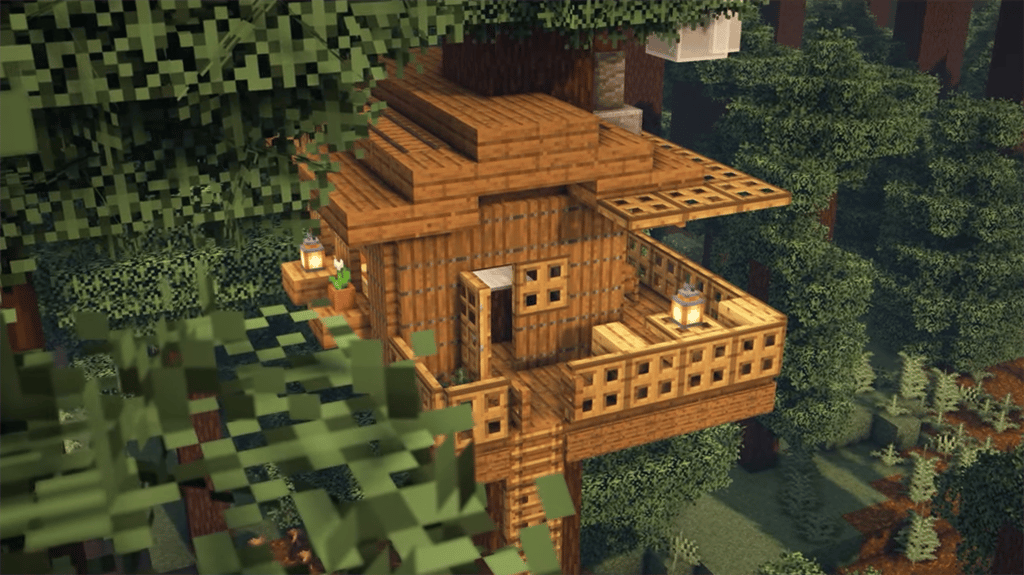 10 Amazing Minecraft Treehouse Ideas - Whatifgaming