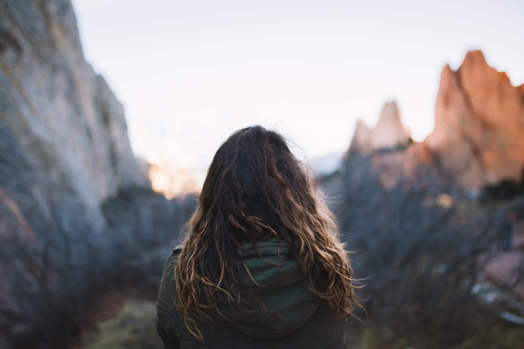 woman in nature