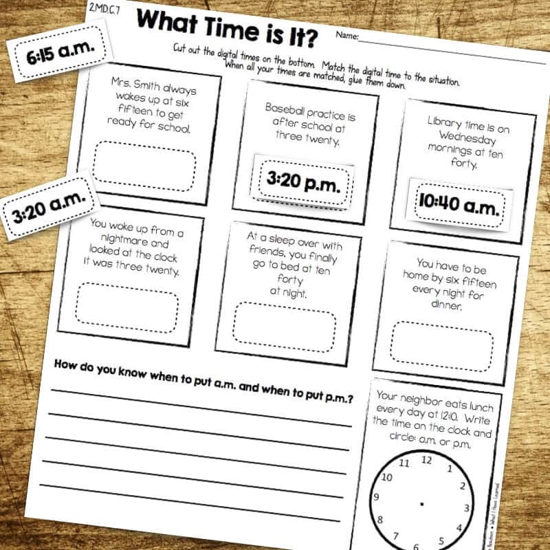 Cut & Paste Worksheets & Activities, Scissors & Glue Printables