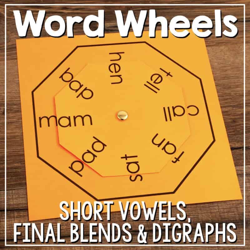 Word Family Wheel and Making Words Wheels BUNDLE