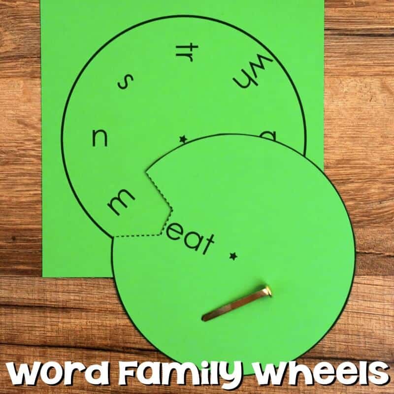 Word Family Wheel and Making Words Wheels BUNDLE