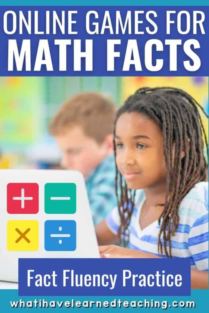 Online Math Computation Games for Fact Fluency