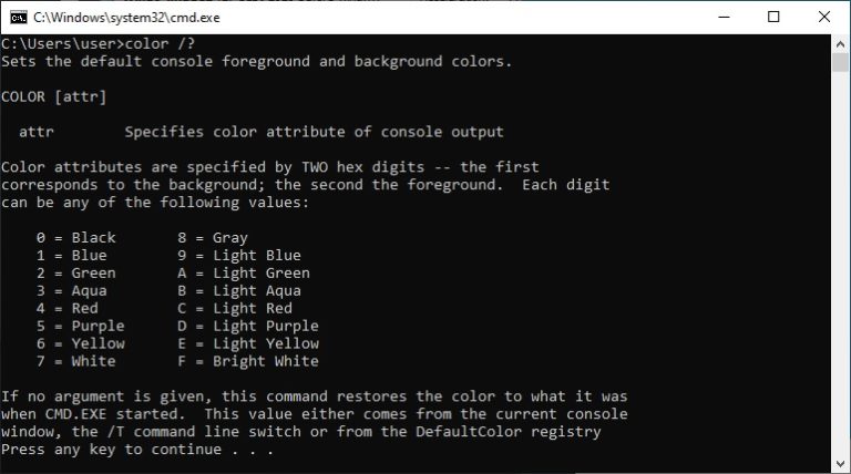 How to change Font Color of CMD Windows PC WhatisMyLocalIP
