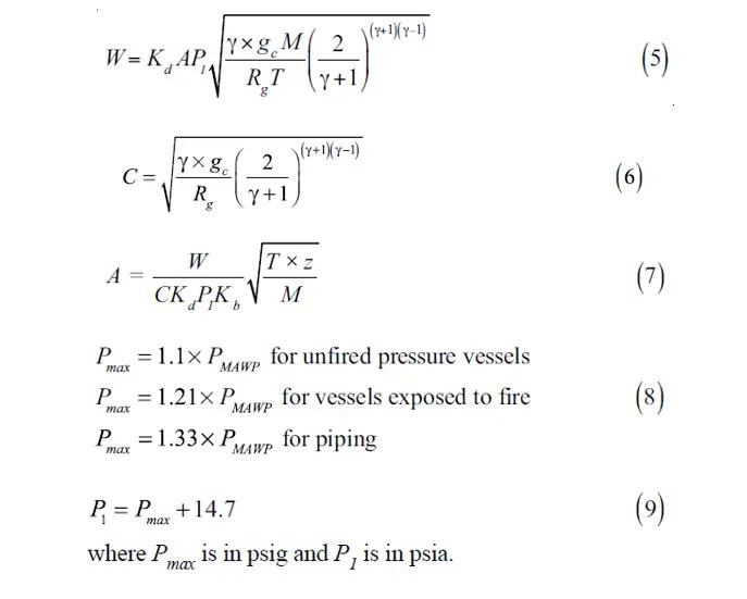 Pressure Safety Valve Sizing Relief Sizing Calculation What Is Piping