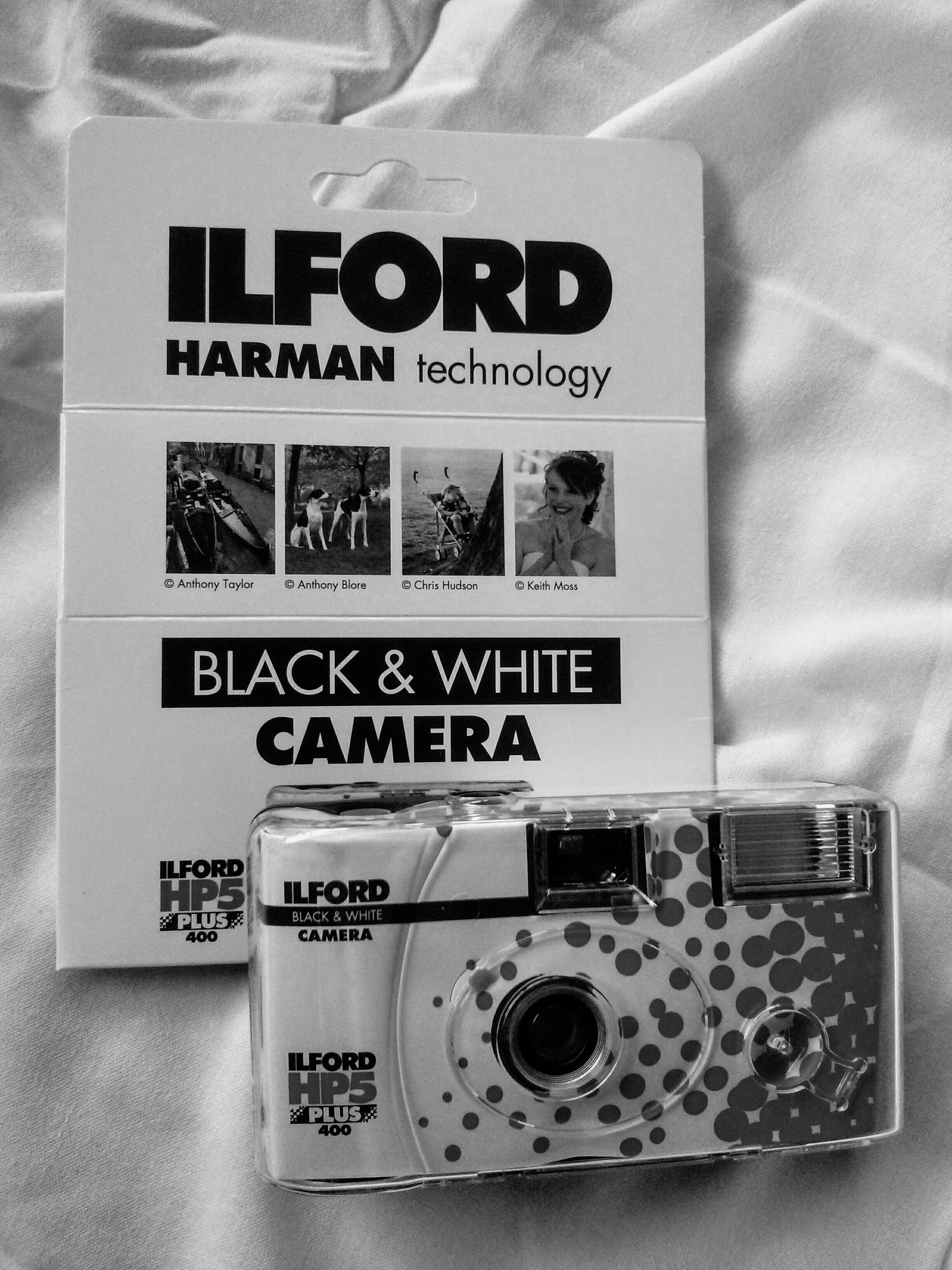 The black and white camera with all the grain I could ever want The Ilford HP5 B&W Disposable