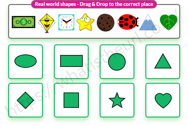 Real world shapes - Match it - Your Home Teacher