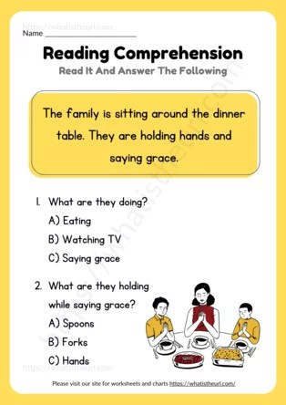 Reading Comprehension for Kindergarten - Your Home Teacher
