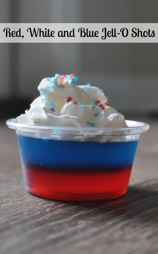 Red White & Blue JelloO Shots What Molly Made