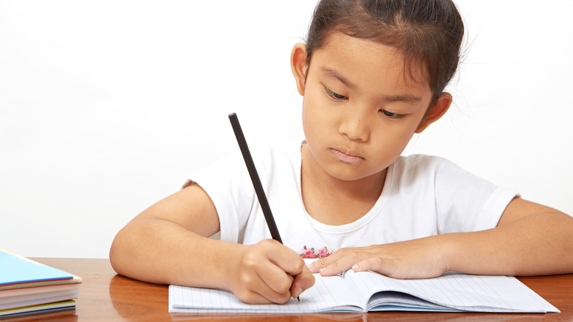 child doing homework images