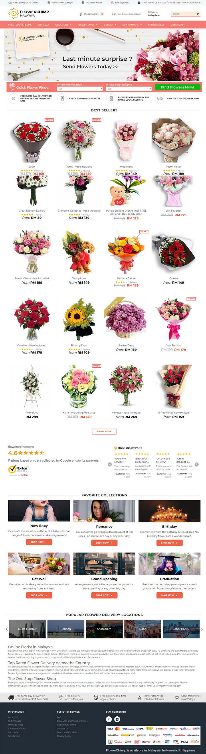 100+ Best Florist site Designs