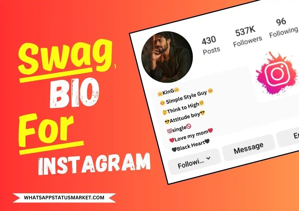 Best 1000+ Swag Bio For instagram in Hindi 2024 [NEW]
