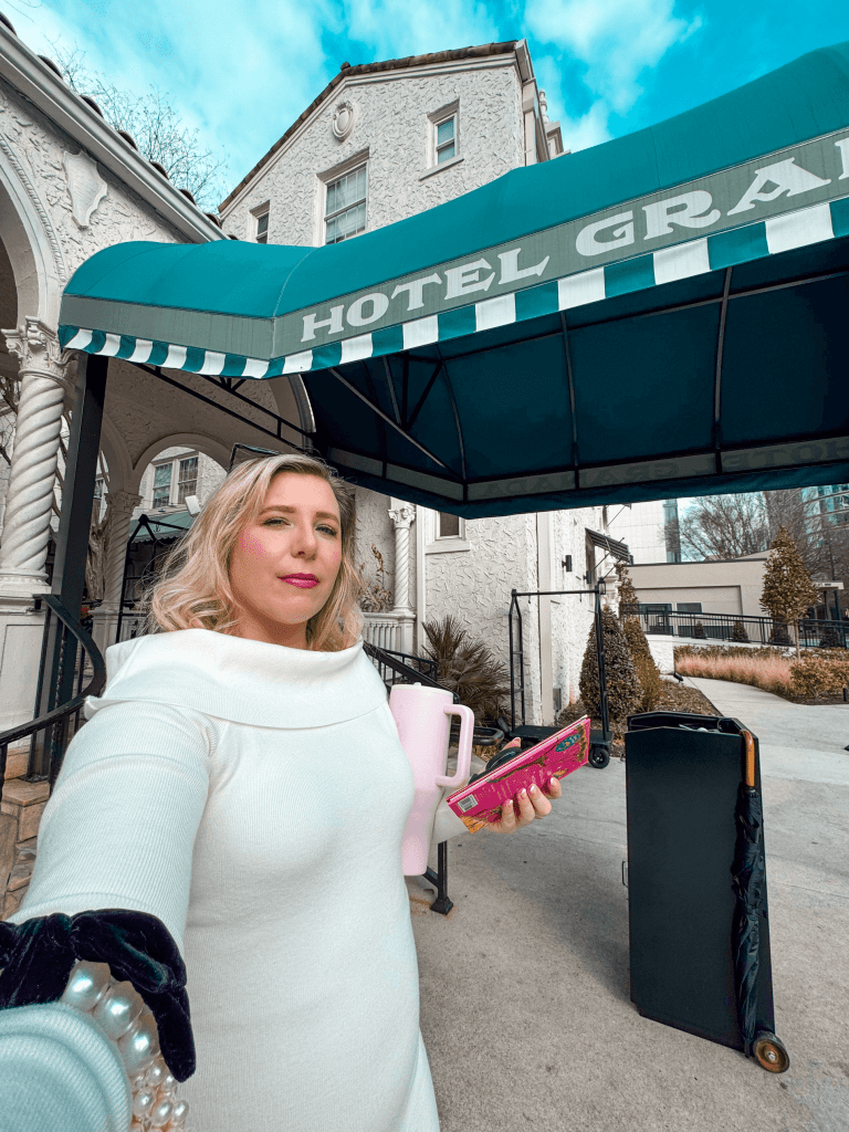 Hotel Granada Review by What Savvy Said Blogger Savannah Cyree - in photo: hotel entrace