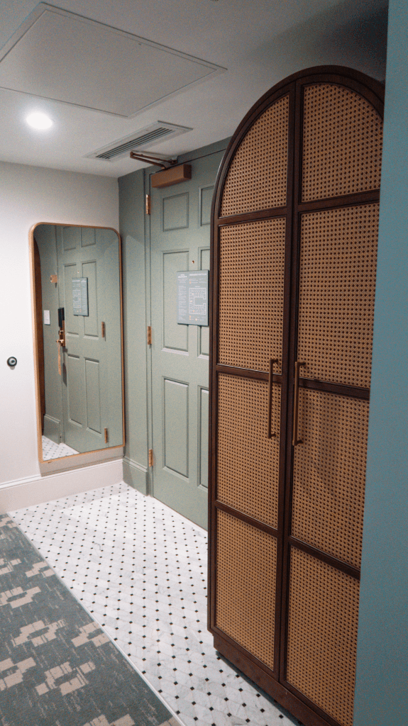 Hotel Granada Review by What Savvy Said Blogger Savannah Cyree - in photo: close and door
