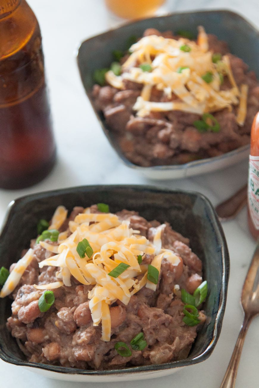 Tabasco Refried Beans What's Gaby Cooking