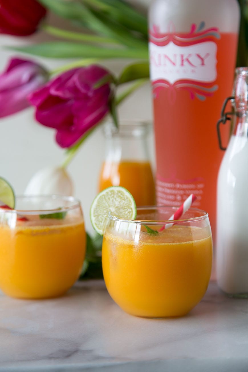 Kinky Mango Splash Cocktail What's Gaby Cooking