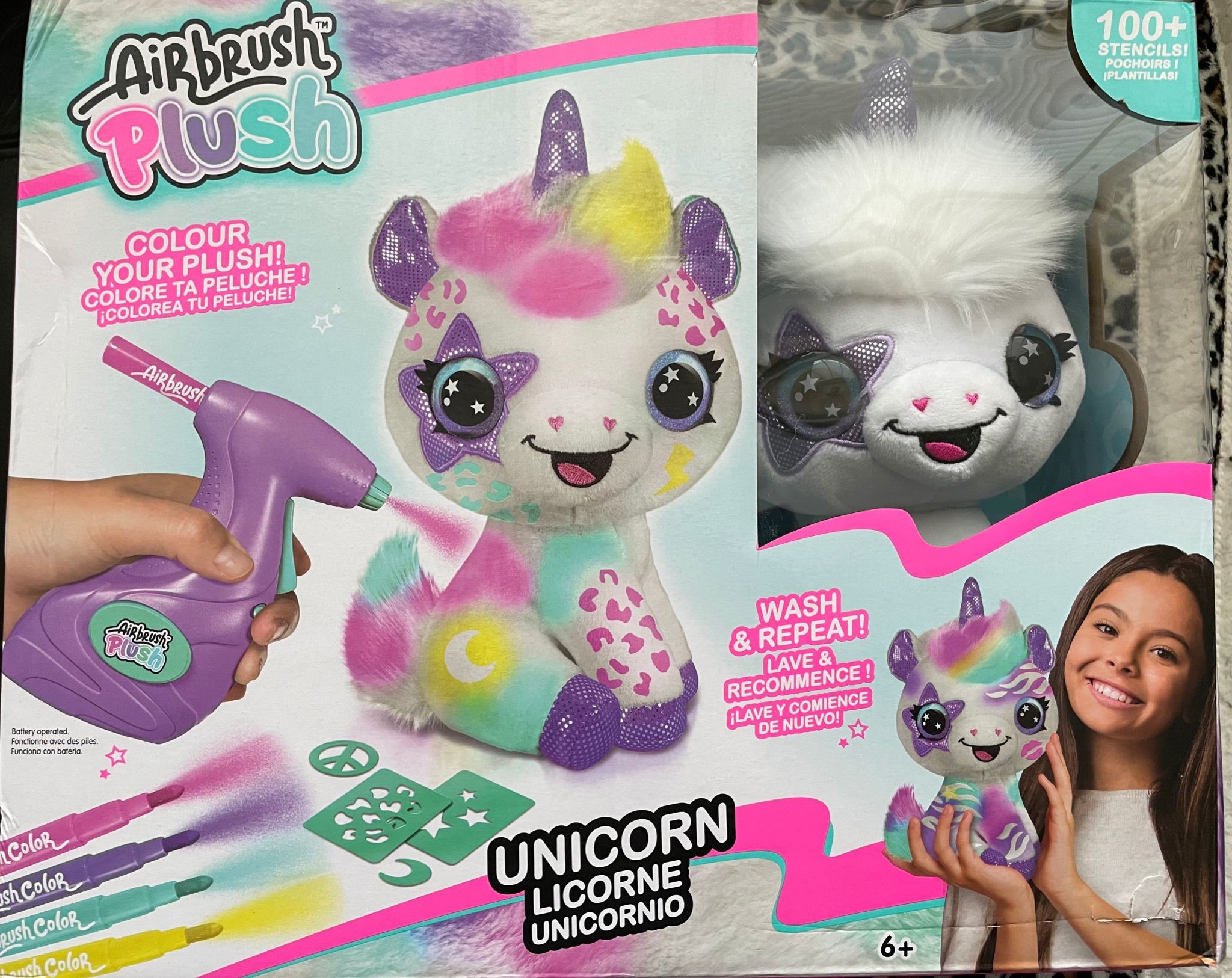 Airbrush Plush Unicorn From Canal Toys Review What's Good To Do