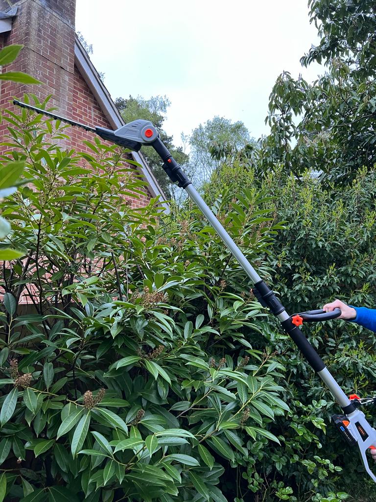 Vonhaus Gseries Cordless Pole Trimmer Review What's Good To Do