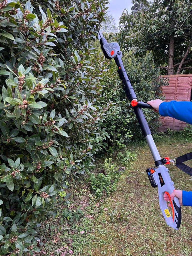 Vonhaus Gseries Cordless Pole Trimmer Review What's Good To Do