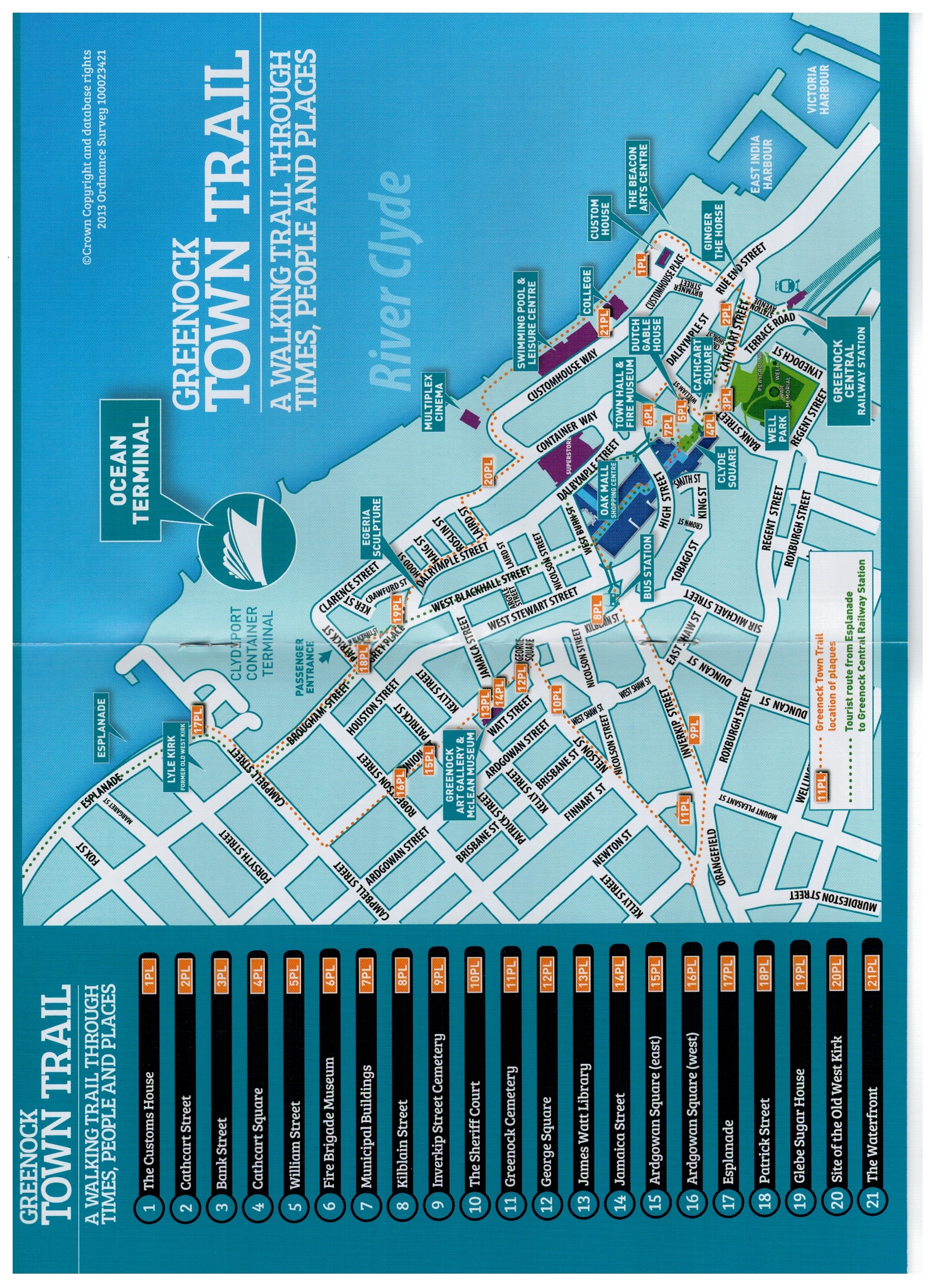 Map Of Greenock Scotland Greenock Scotland United Kingdom Cruise Port