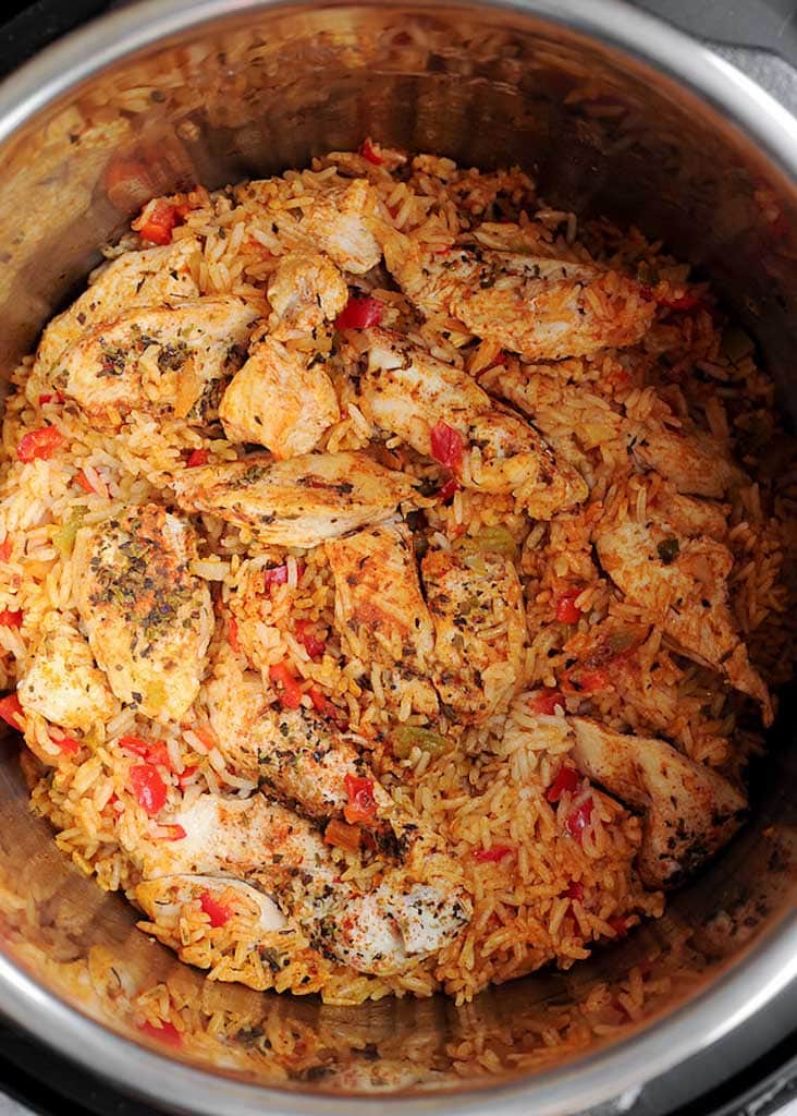 Cajun Instant Pot Chicken and Rice