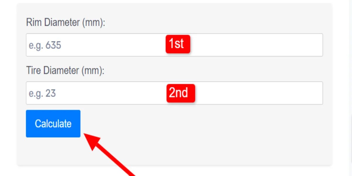 1 Free Bike Wheel Size Calculator