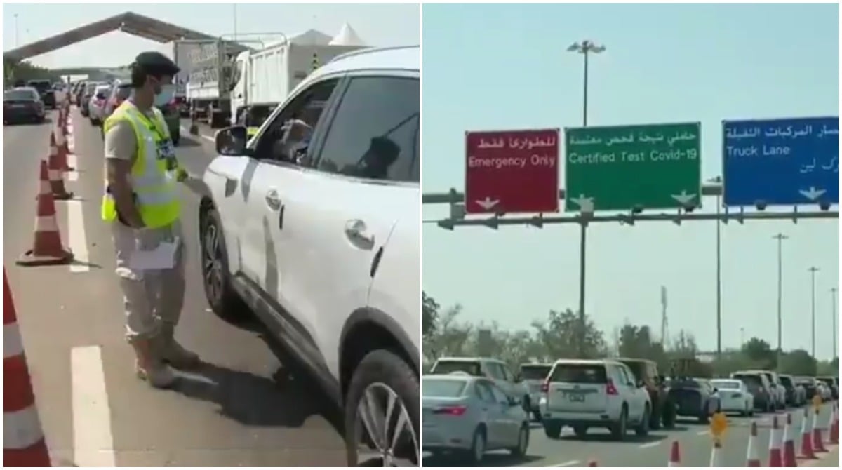 Abu Dhabi Police ask drivers to respect emergency lane at border