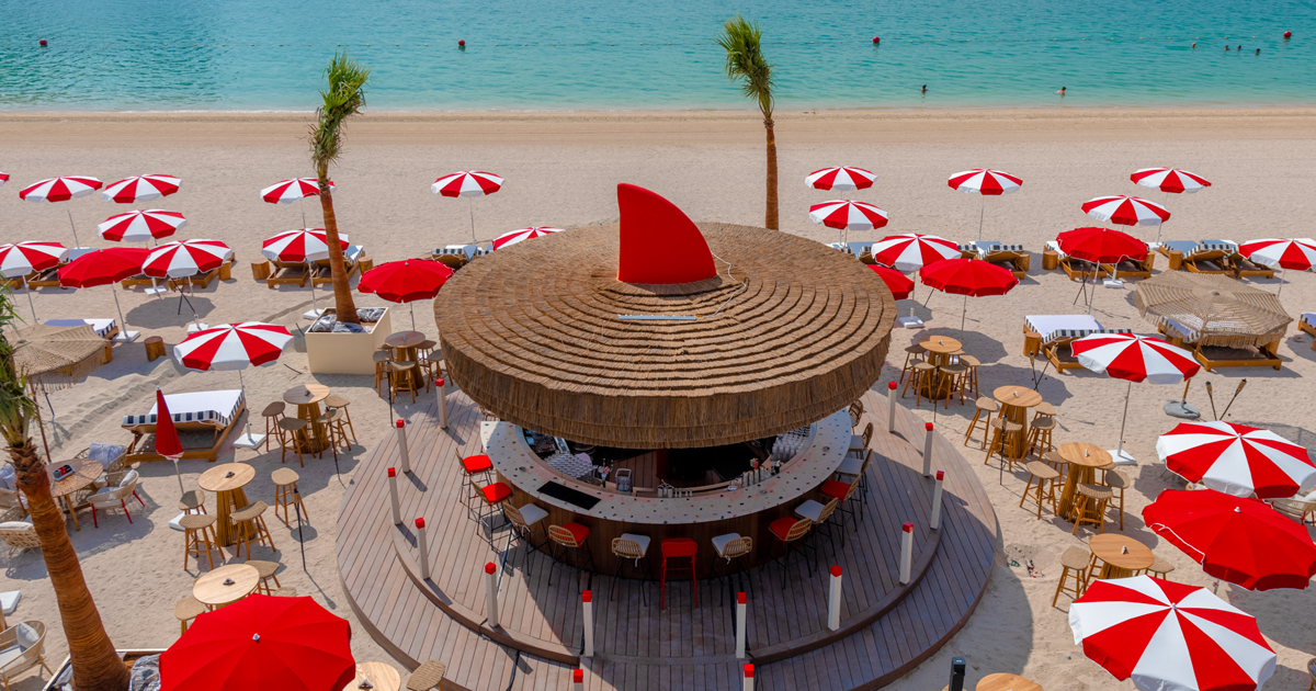 First look the stunning beach bar opens in Palm West Beach in Dubai on