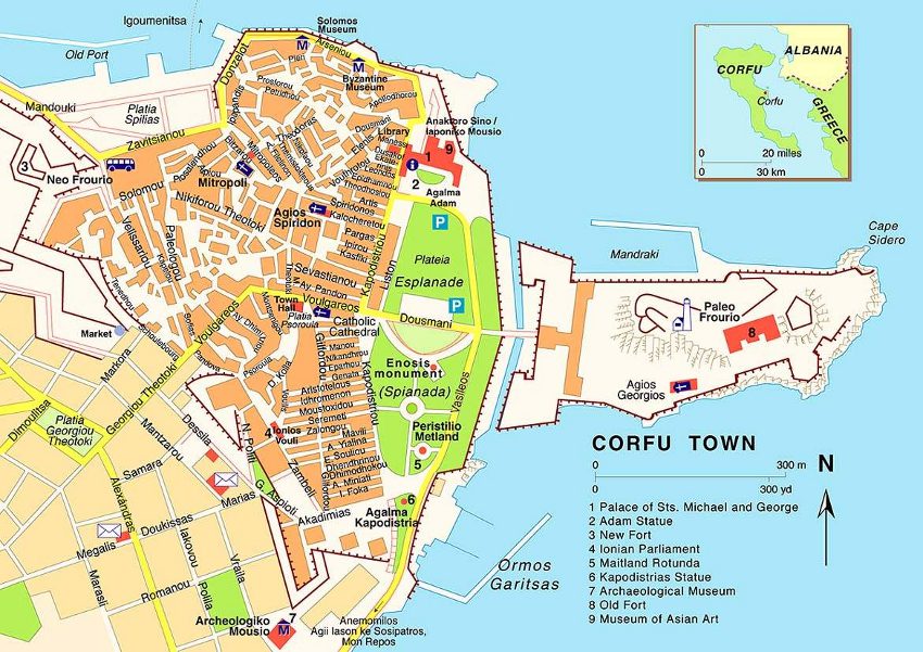 Corfu Maps Whats On Corfu