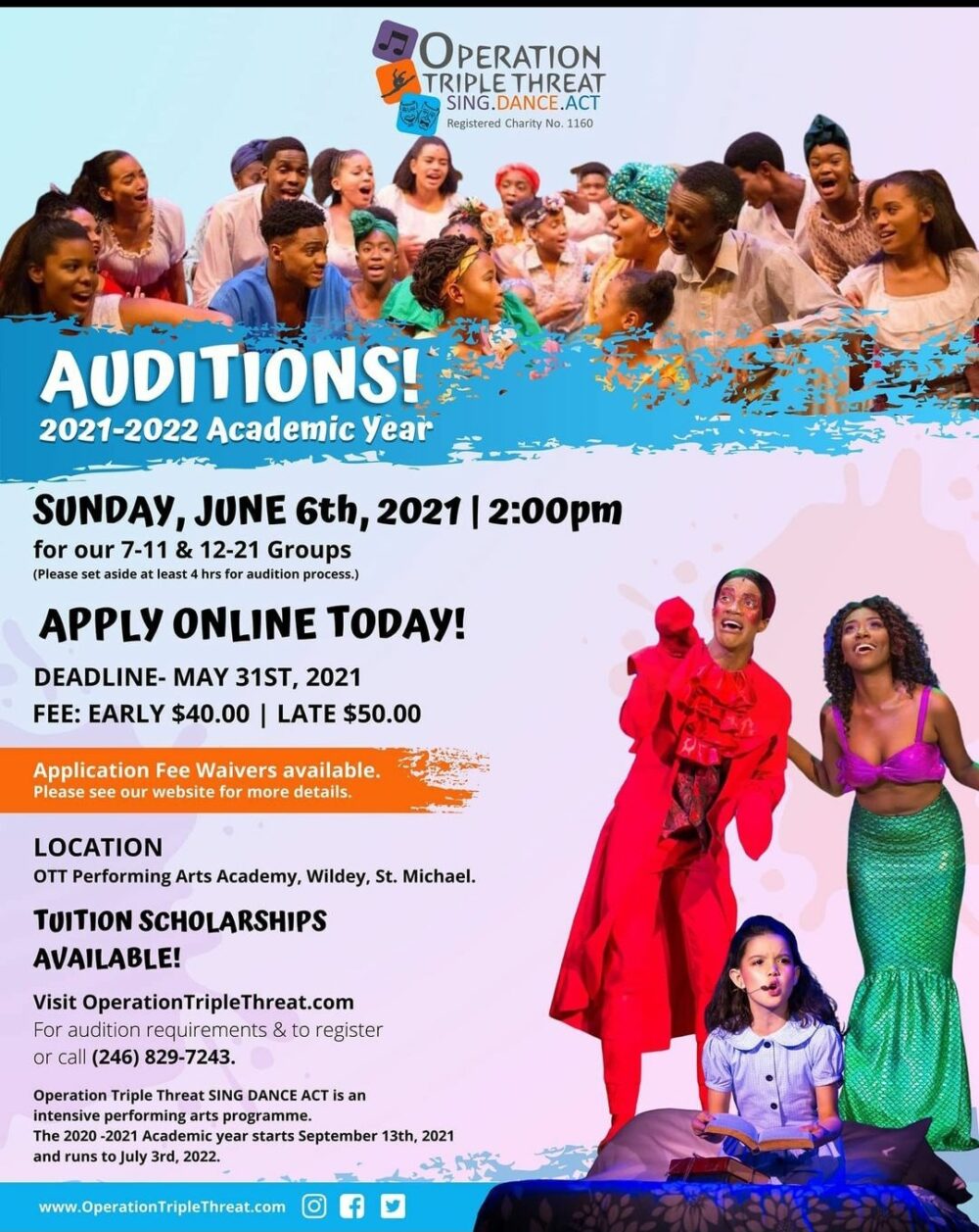 cropped out festival 2023 Operation Triple Threat Auditions 20212022 What's On In Barbados 20210520 to 20210531