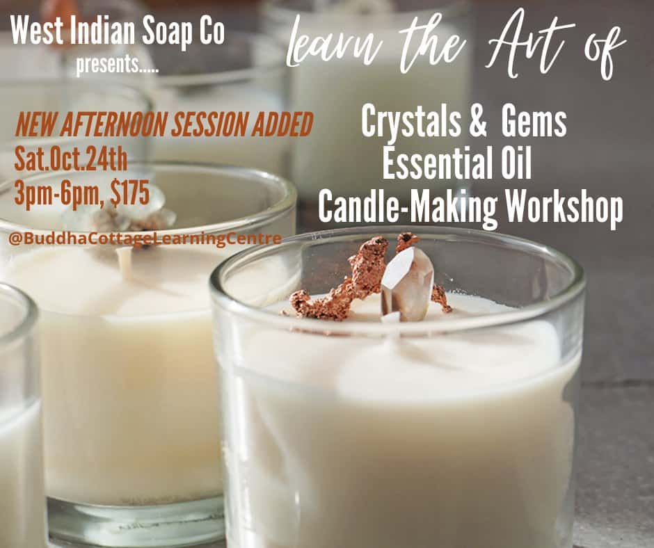 Crystals and Gems Essential Oil Artisanal Candle Making What