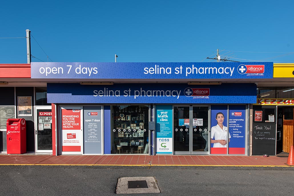 Selina Street Pharmacy What's on Projects