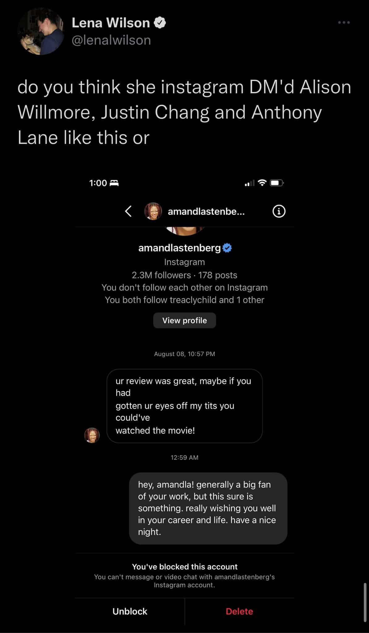 NYT Reporter Lena Wilson Slammed Online for Amandla Stenberg Critic on Bodies Bodies Bodies